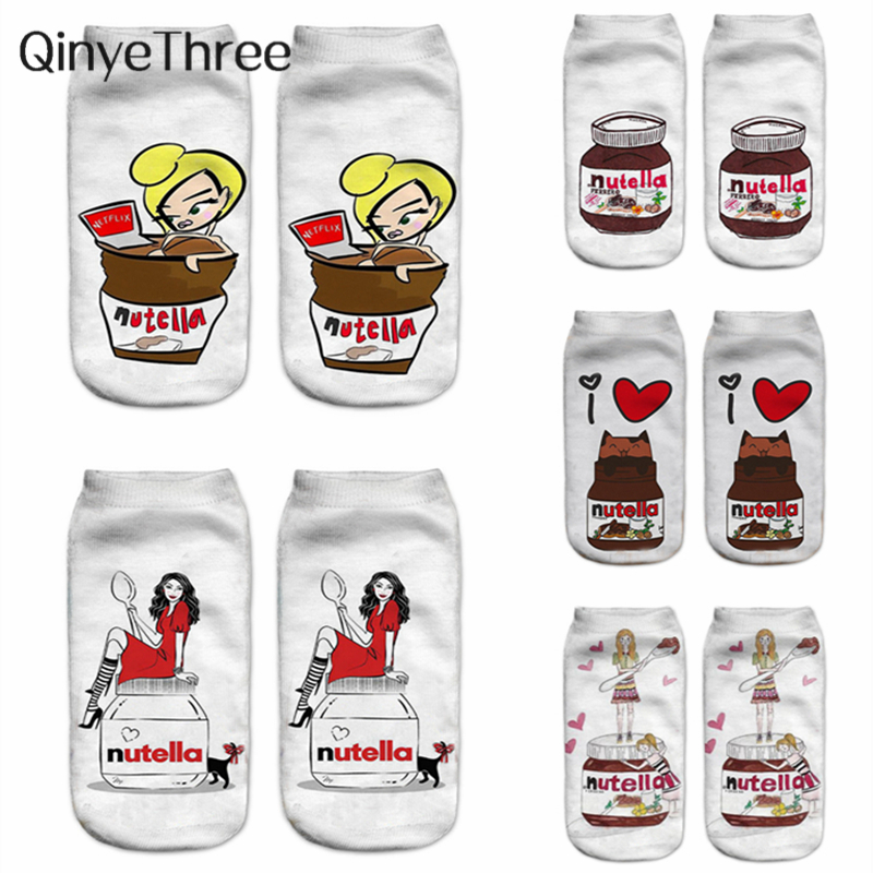 3D Printing Food - New Funny 3D Print Socks Cute
