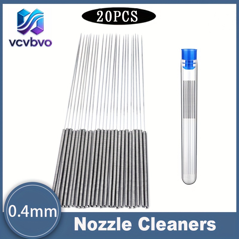 3D Printer Nozzle Brass - 3D Printer Nozzle Cleaning Kit: 0.4mm