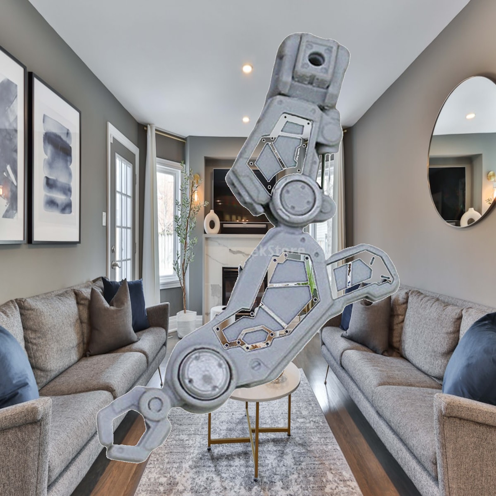 3D Printing Robot Arm - Wireless Handle Model Arm Set Scifi