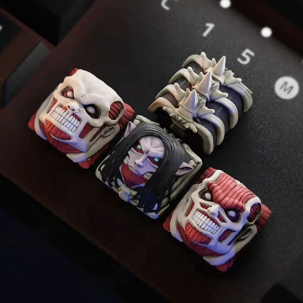 3D Printing Keyboard - NEW Attack on Titan Co branded