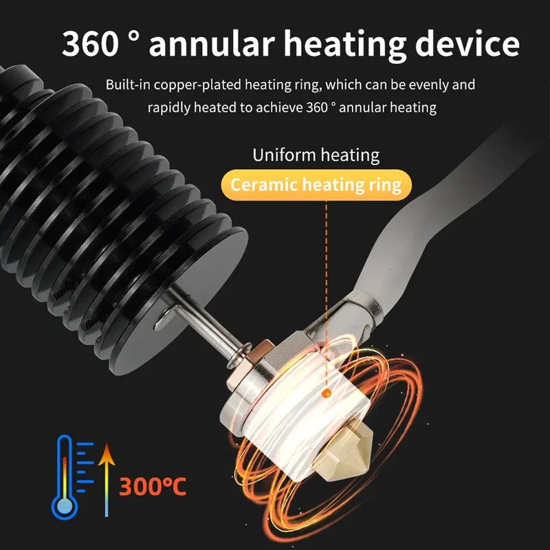 3D Printing Ender - 24V 50W 60W Volcano Hot End