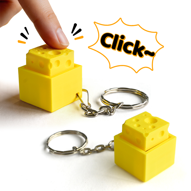 3D Printed Cheesy Key Fidget C - огляд і ціна 3D Printing Keyboard