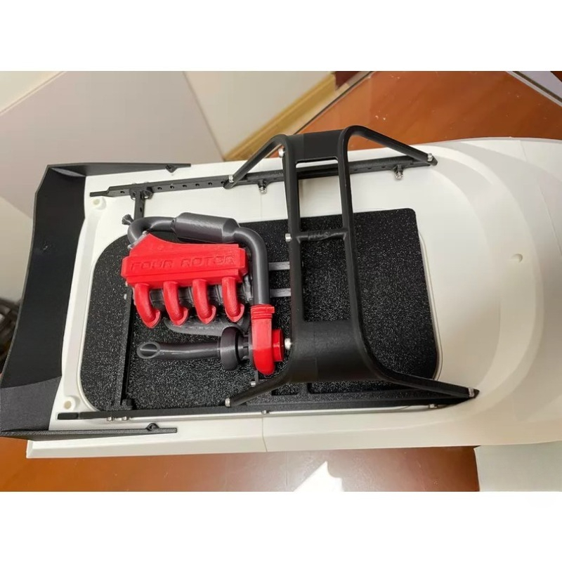 TPU 3D Printed Black Deck Hatc - огляд і ціна 3D Printing Rc Boat