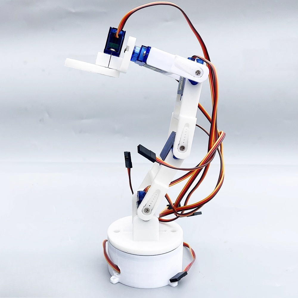 3D printed white six-axis robo - огляд і ціна 3D Printing Robot Arm