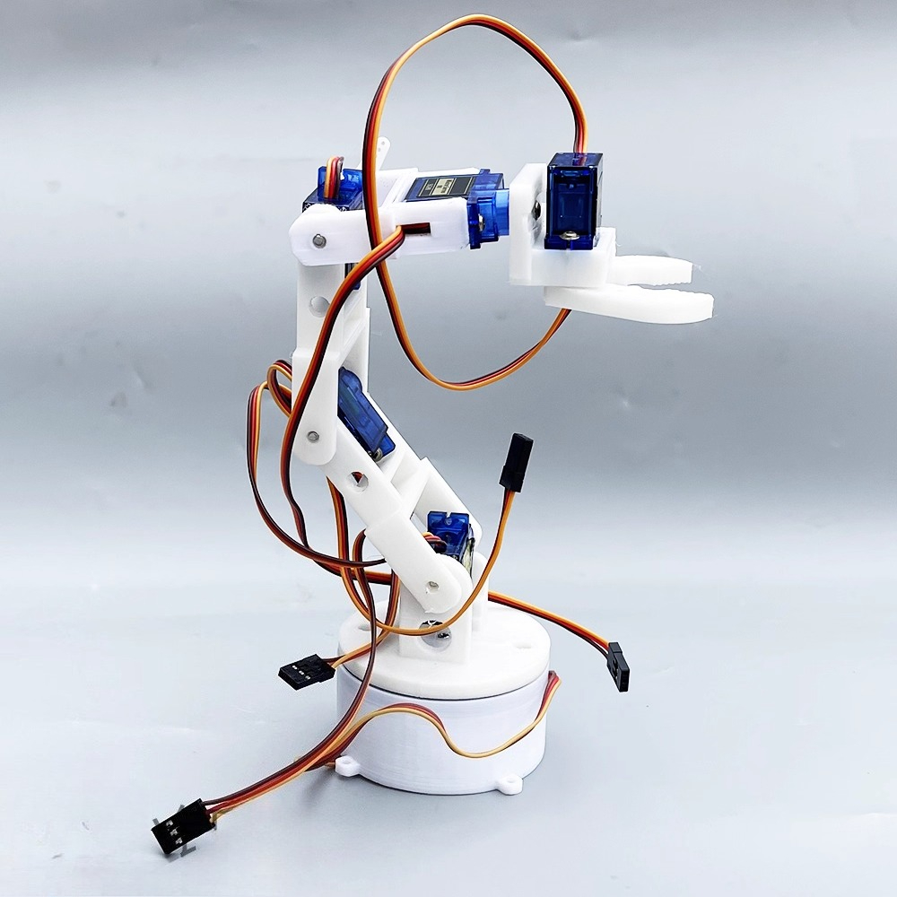 3D printed white six-axis robo - огляд і ціна 3D Printing Robot Arm