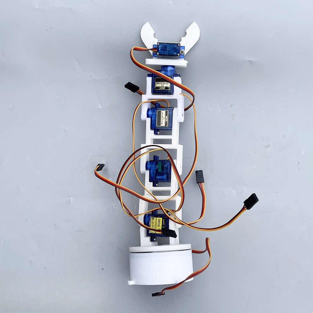 3D printed white six-axis robo - огляд і ціна 3D Printing Robot Arm