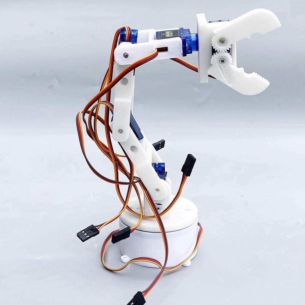 3D printed white six-axis robo - огляд і ціна 3D Printing Robot Arm