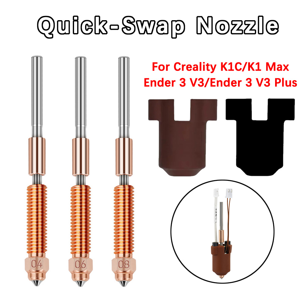K1 Max Quick-Swap Nozzle K1 SE - огляд і ціна 3D Printer Nozzle Brass