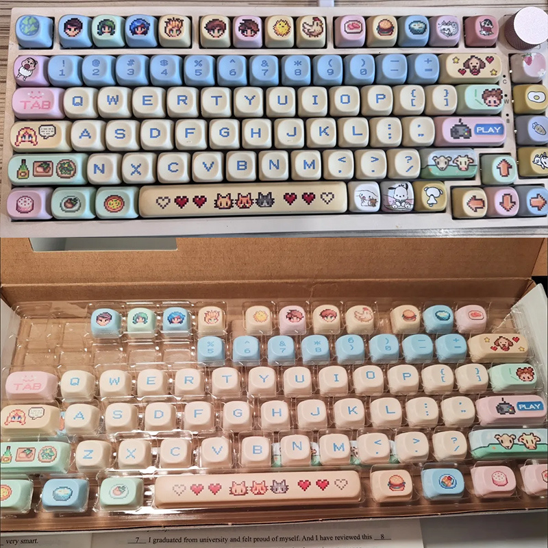 Stardew Valley 78 Keycaps Pixe - огляд і ціна 3D Printing Keyboard
