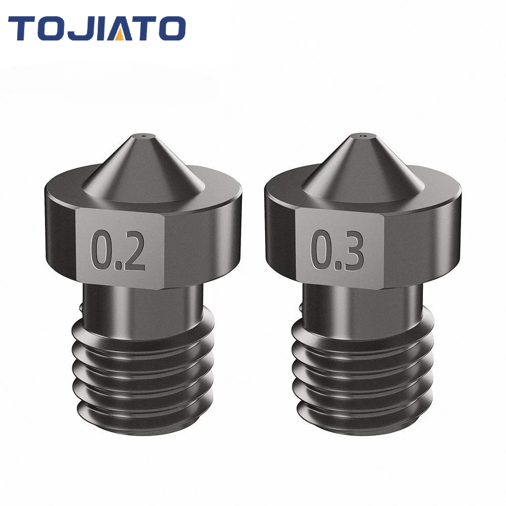 2pcs E3D V6 Hardened Steel Noz - огляд і ціна 3D Printer Nozzle Brass