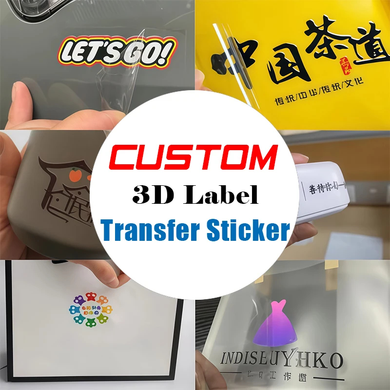 50pcs Stickers Custom Transfer - огляд і ціна 3D Printing Logo