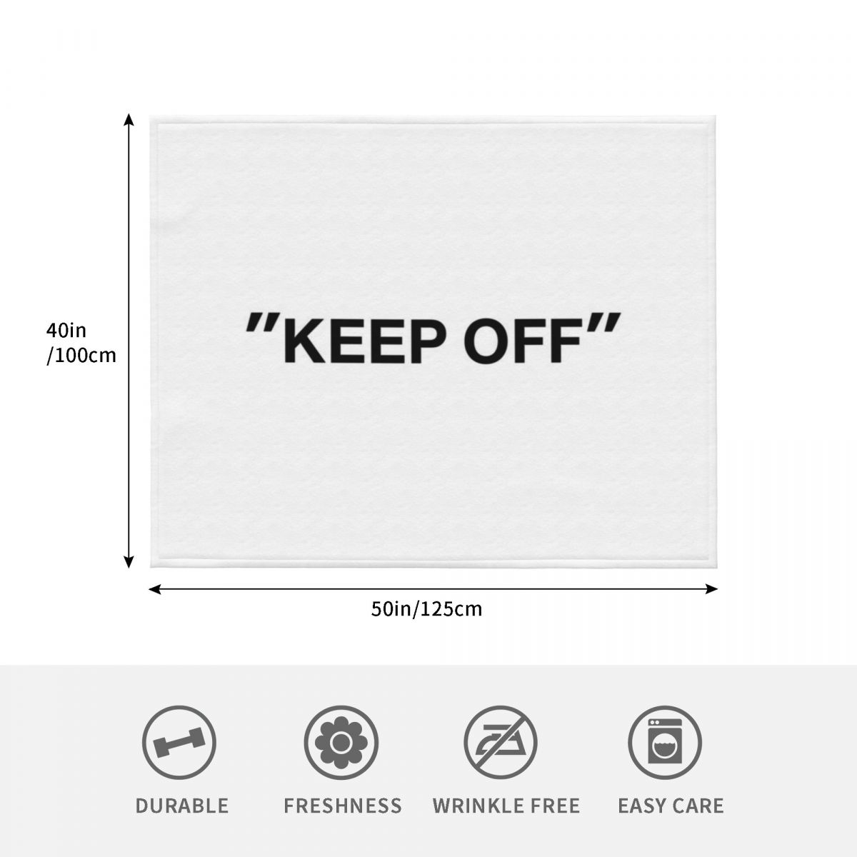 KEEP OFF Quotation Throw Blank - огляд і ціна 3D Printing Quotation