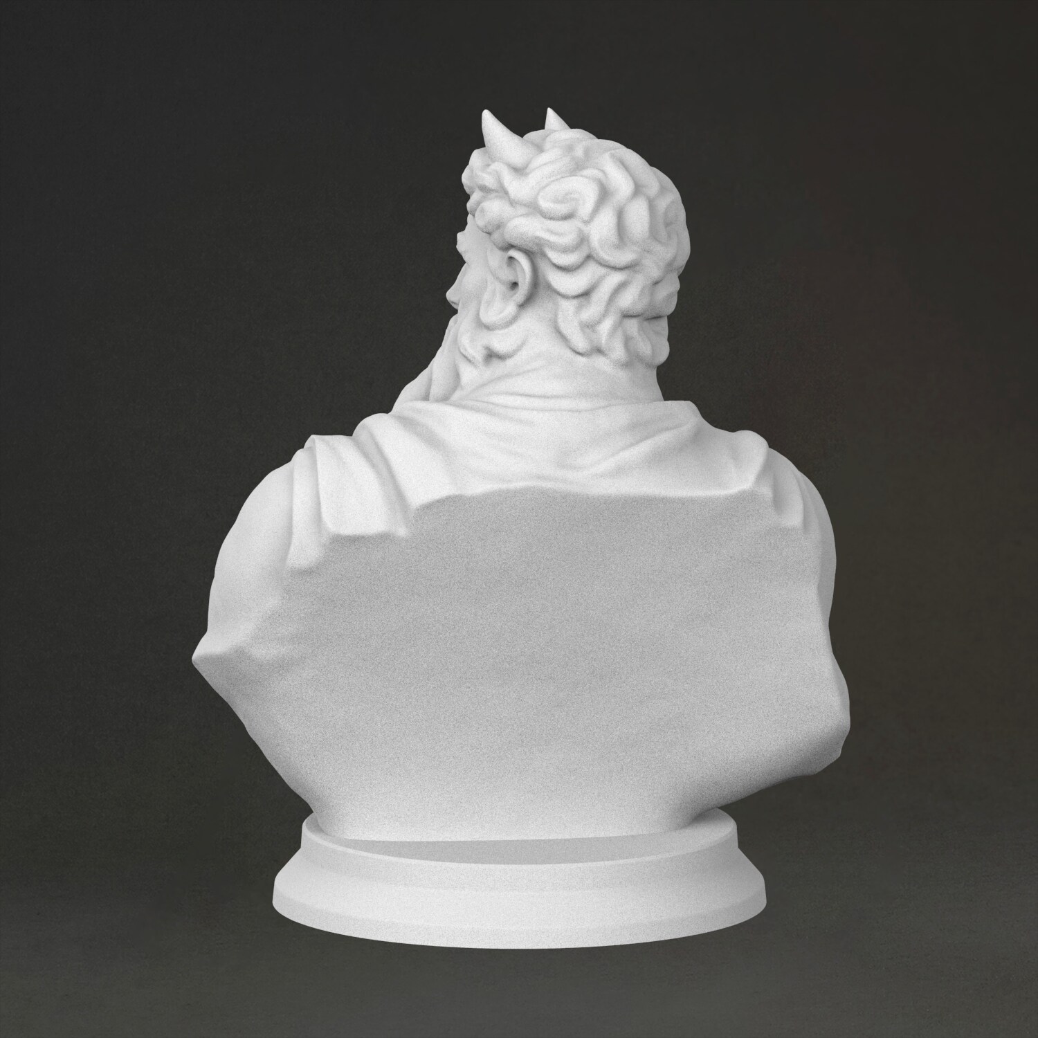 'Bust of Moses' Sculpture, 3D  - огляд і ціна 3D Printing Resin