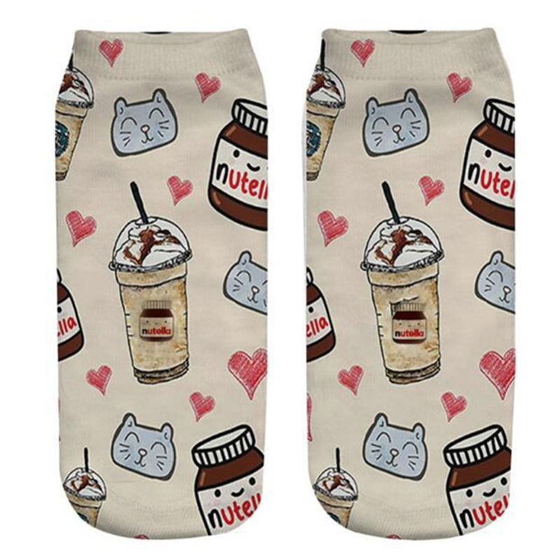 New Funny 3D Print Socks Cute  - огляд і ціна 3D Printing Food