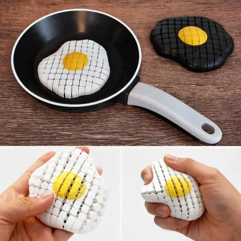 Articulated Fried Egg Fidget T - огляд і ціна 3D Printing Food