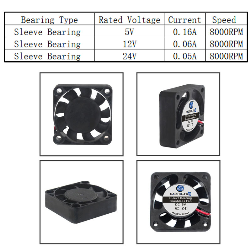 (Sleeve Bearing or Hydraulic B - огляд і ціна Cooling Fan 40Mm 3D