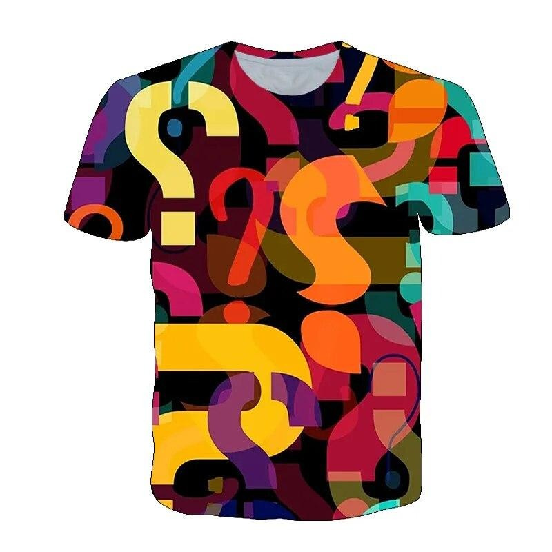 Fun Question Mark T Shirt For  - огляд і ціна 3D Printing Question