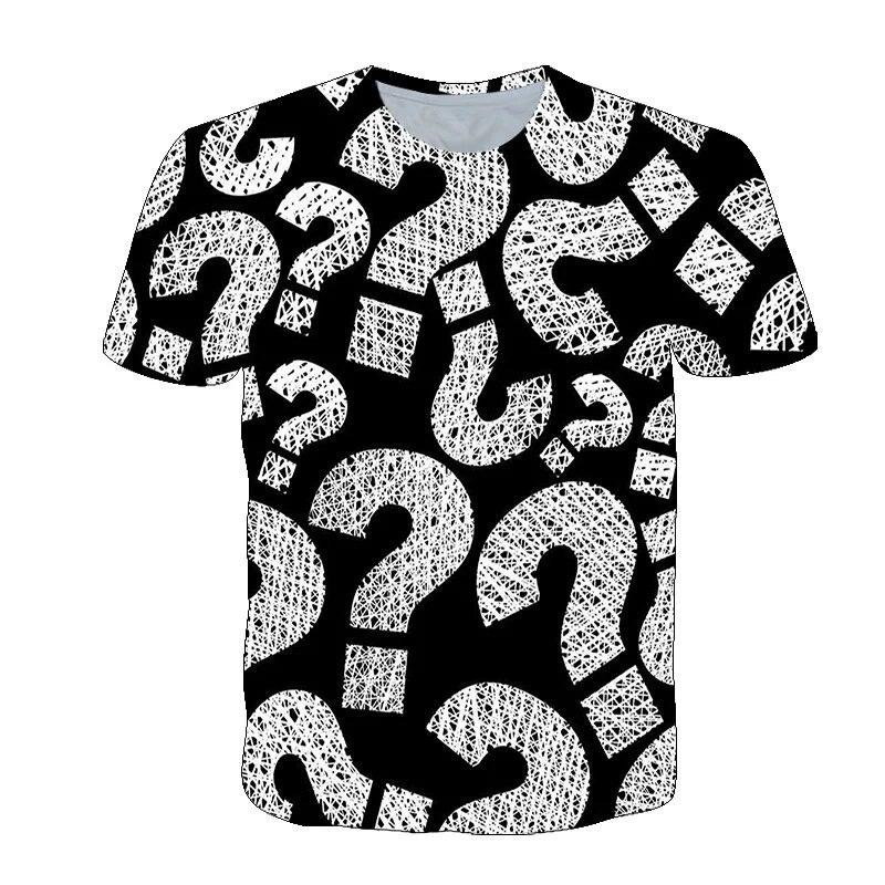 Fun Question Mark T Shirt For  - огляд і ціна 3D Printing Question
