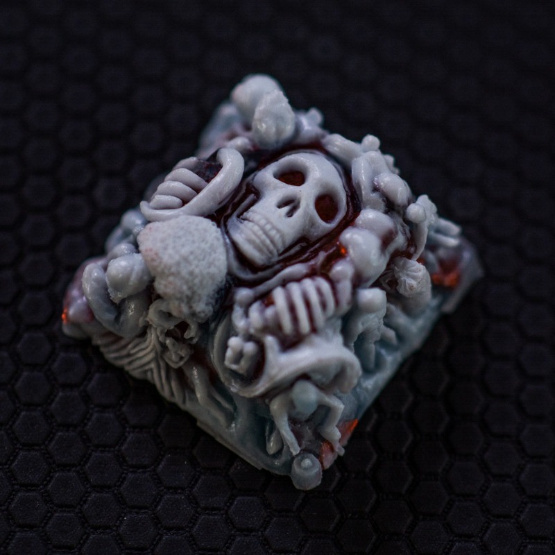 Gameboy Custom Skeleton Resin  - огляд і ціна 3D Printing Keyboard