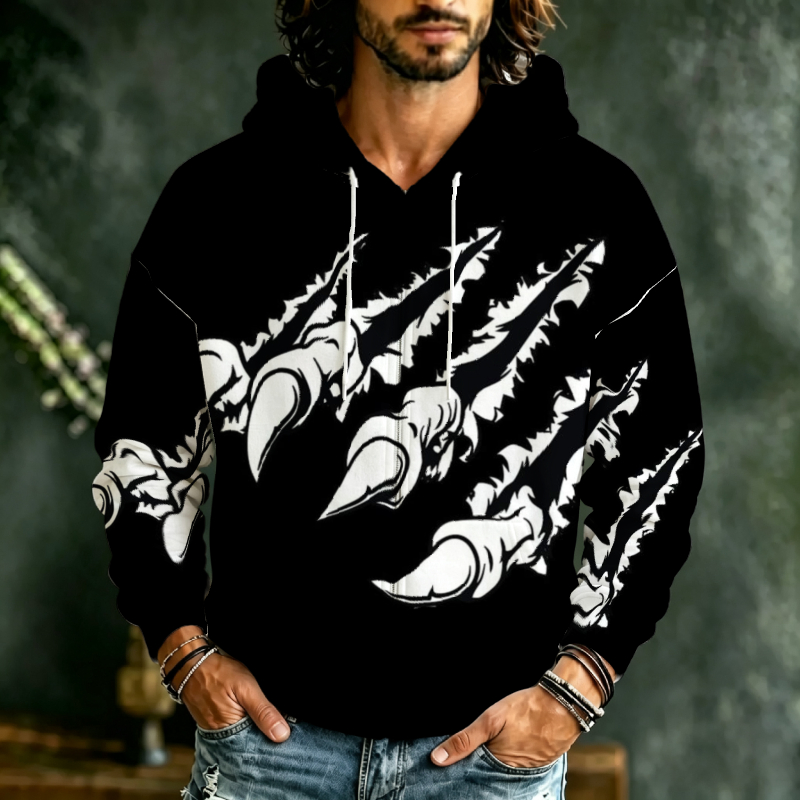 Men Zip Hooded Sweatshirt 3D B - огляд і ціна 3D Printing Output