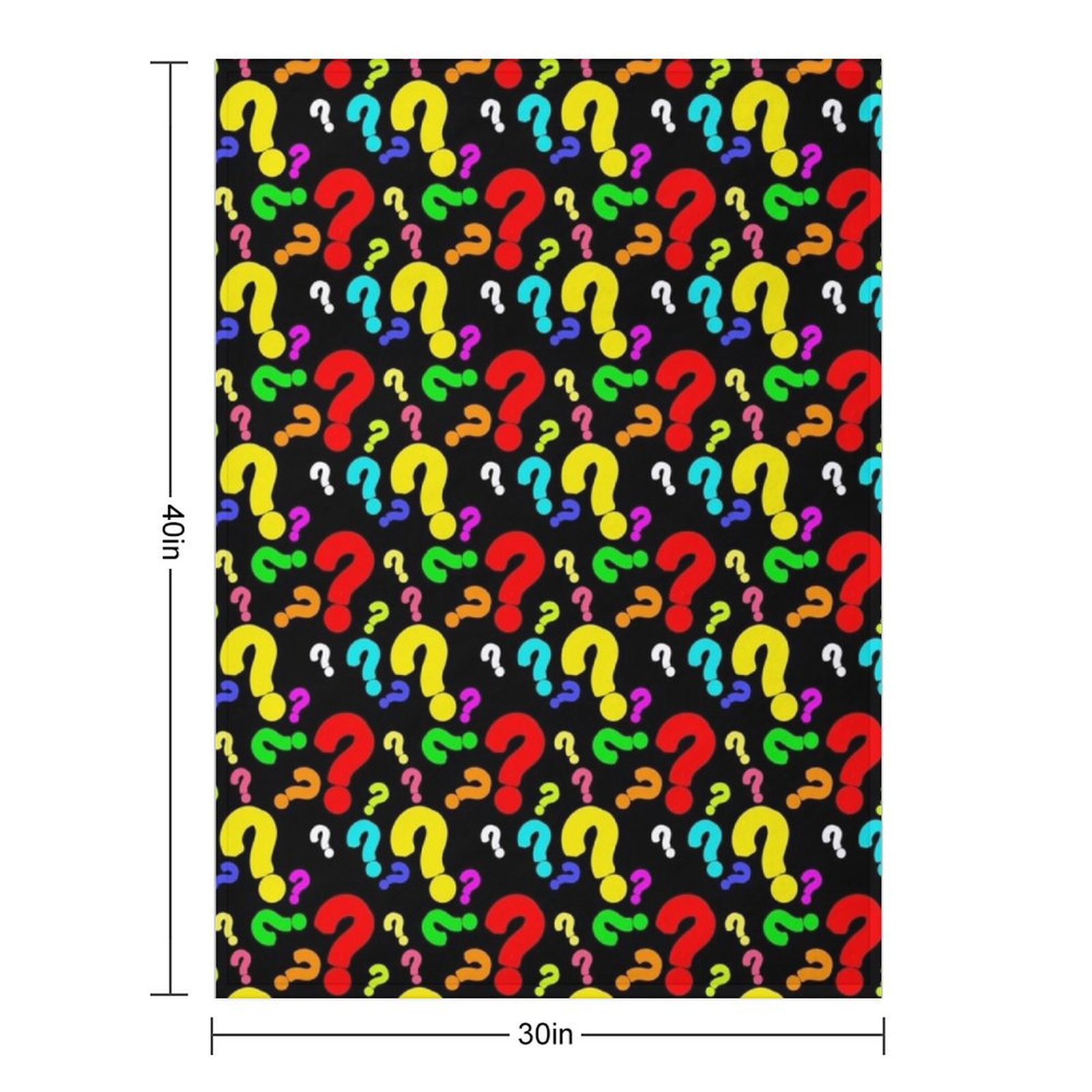 Colorful Question Mark Pattern - огляд і ціна 3D Printing Question