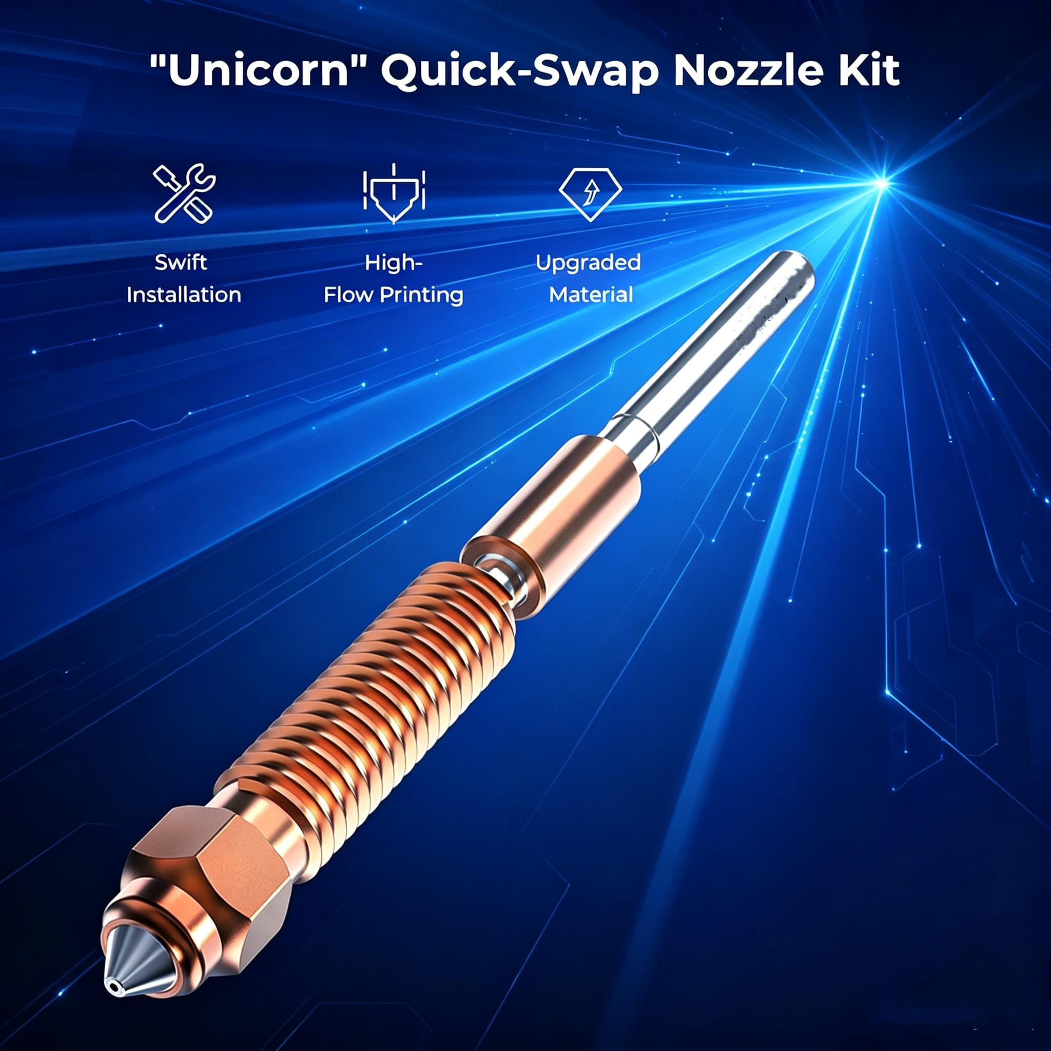Nozzle For Creality K1C K1 Max - огляд і ціна 3D Printer Nozzle Brass