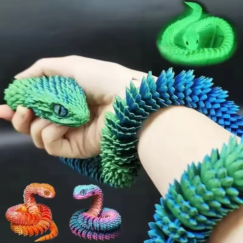 3D Printed Snake Movable Joint - огляд і ціна 3D Printing Ideas