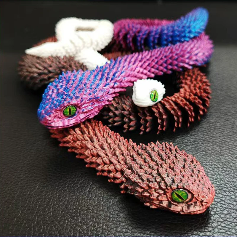 3D Printed Snake Movable Joint - огляд і ціна 3D Printing Ideas