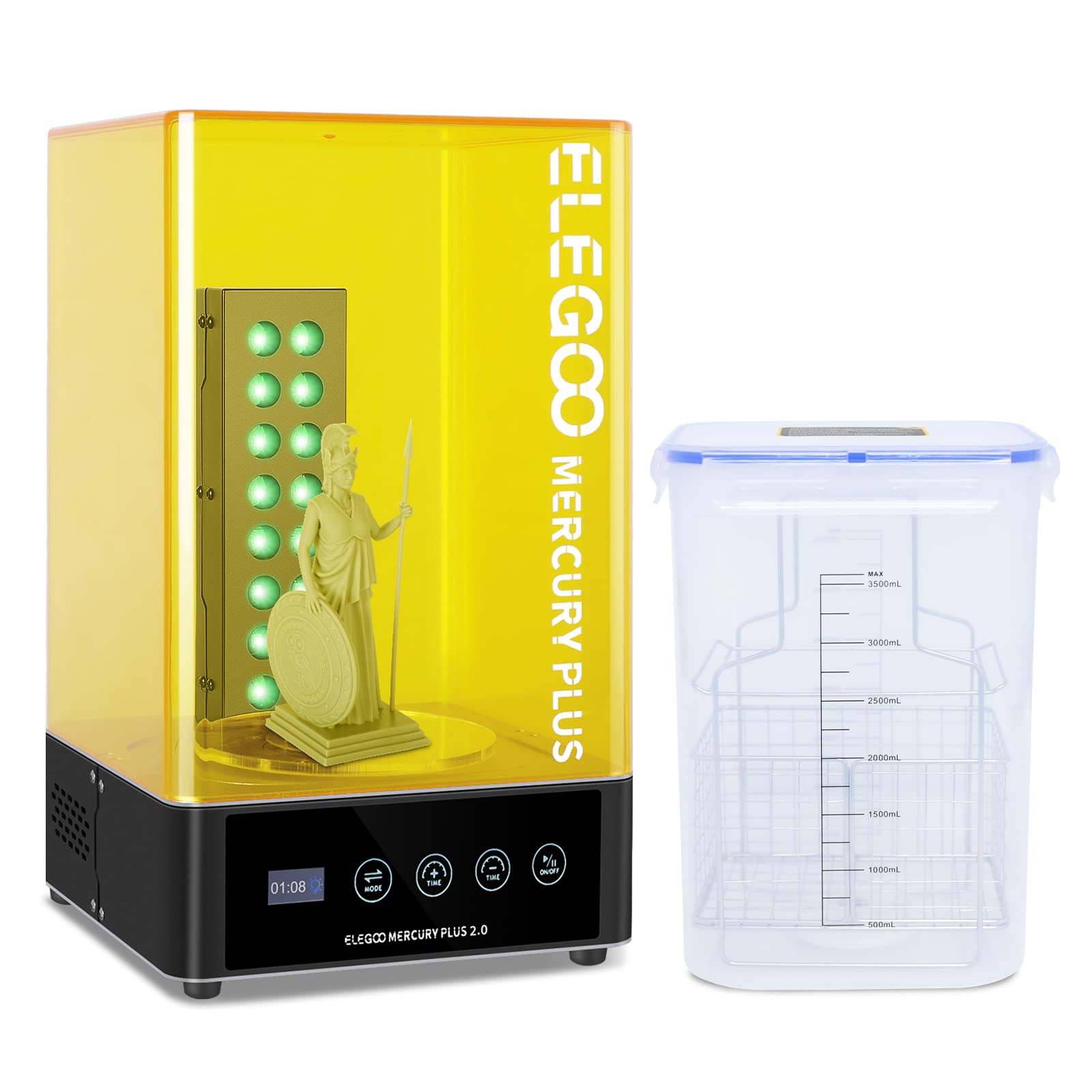 ELEGOO   Plus 2.0 Wash and Cur - огляд і ціна 3D Printing Machine