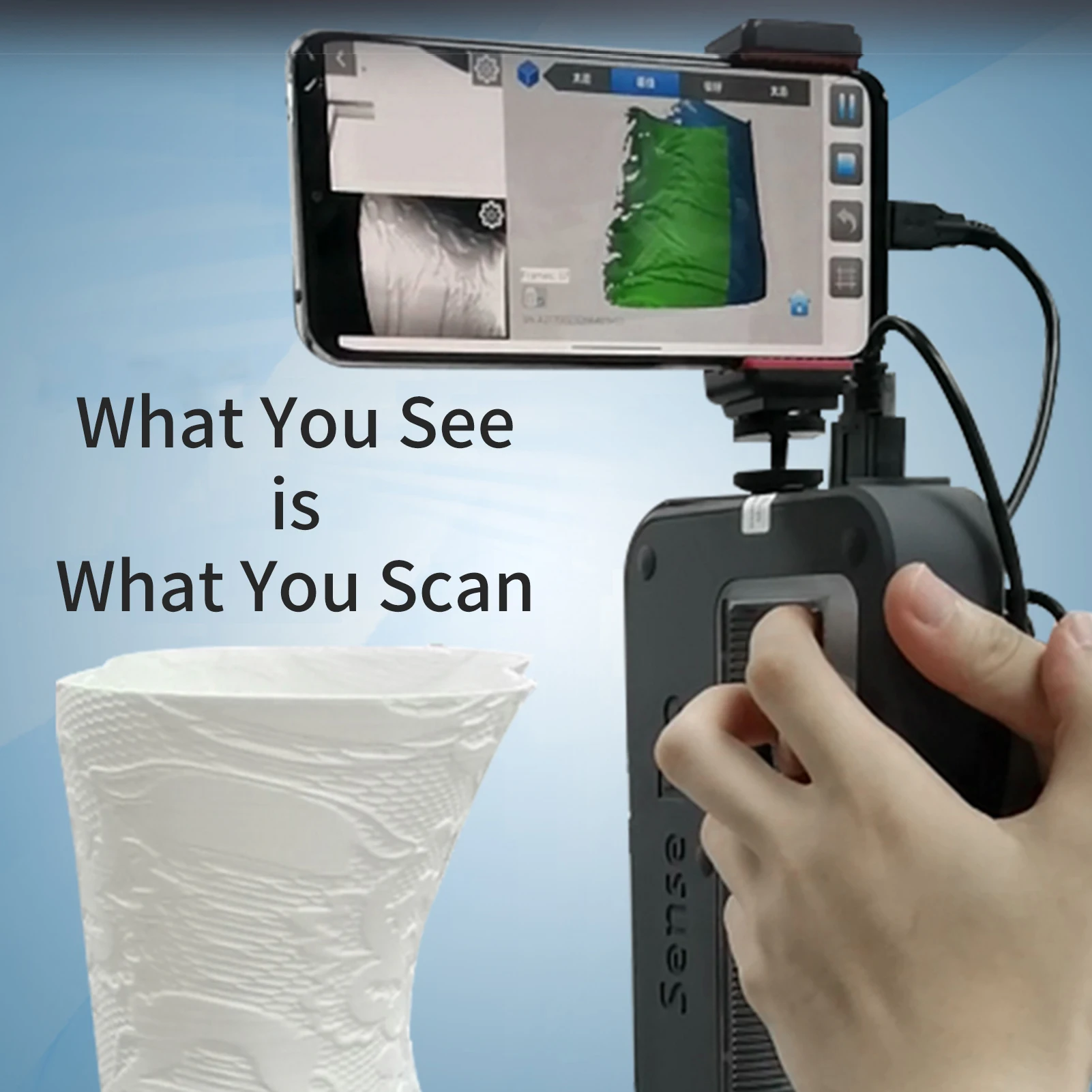 Portable Handheld 3D Scanner H - огляд і ціна 3D Printing Output