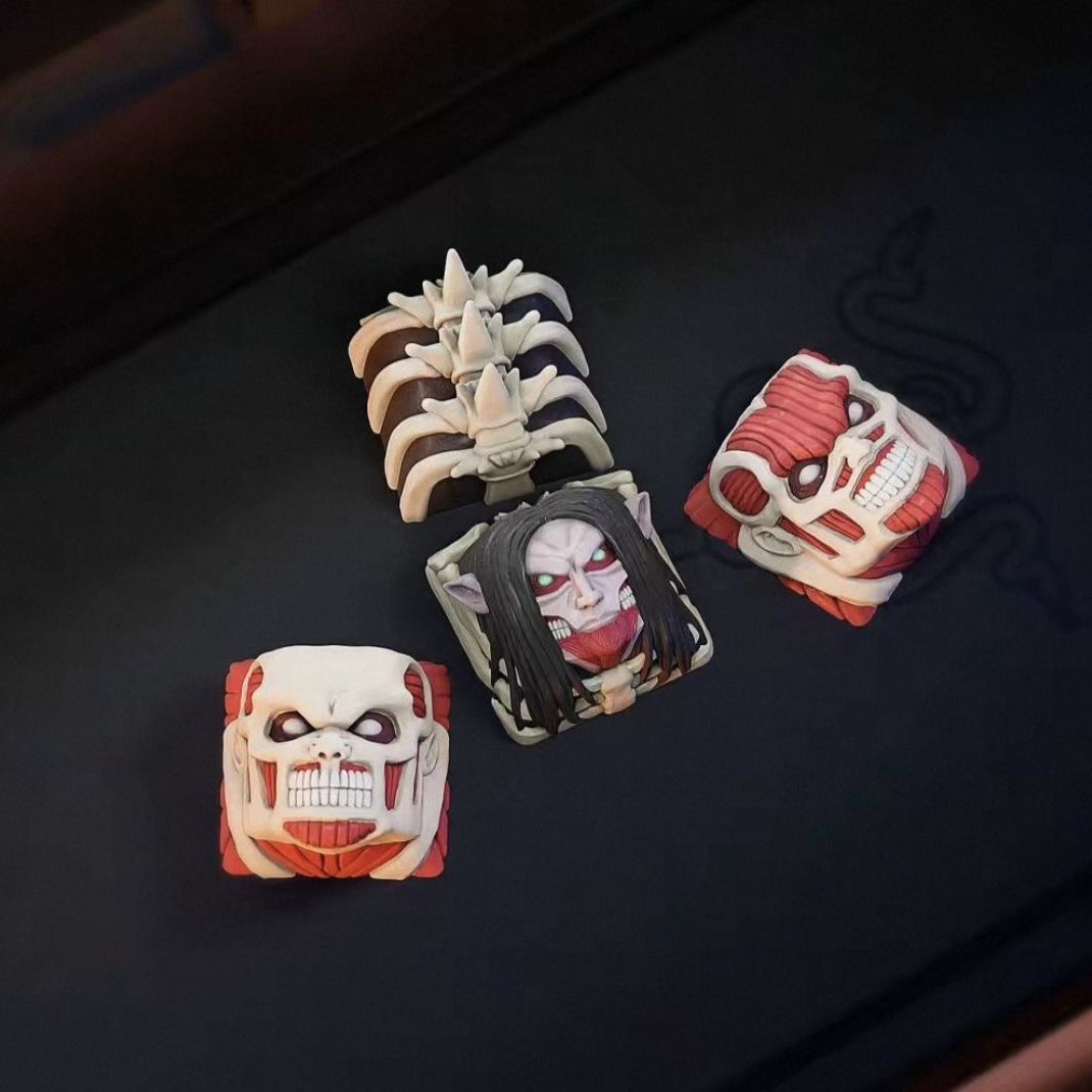 NEW Attack on Titan Co branded - огляд і ціна 3D Printing Keyboard
