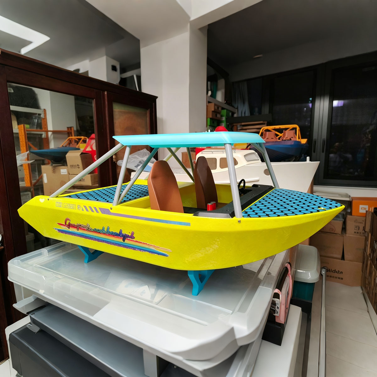RC Speed ​​Boat 64.5cm with Au - огляд і ціна 3D Printing Rc Boat