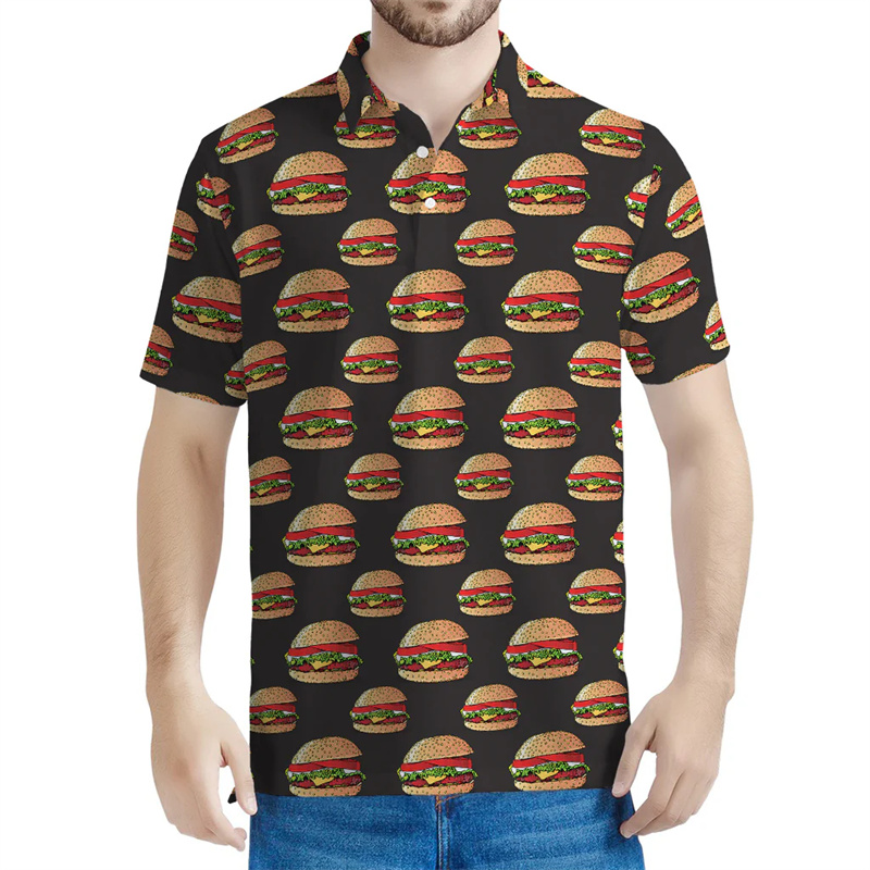 Cute Hamburger Graphic Polo Sh - огляд і ціна 3D Printing Food