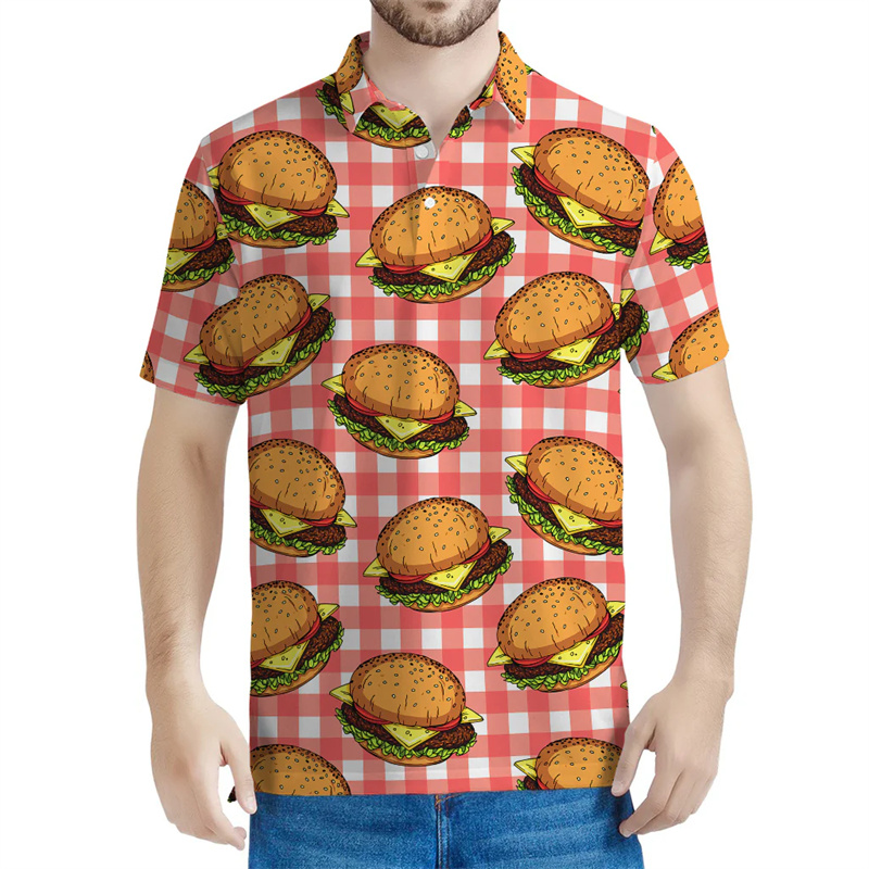 Cute Hamburger Graphic Polo Sh - огляд і ціна 3D Printing Food