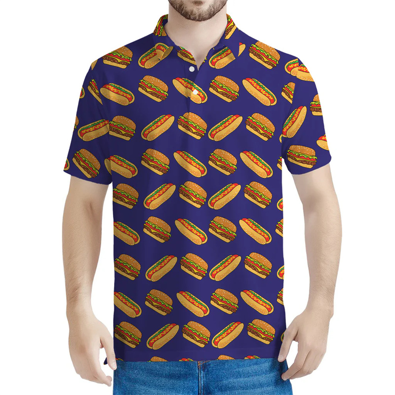 Cute Hamburger Graphic Polo Sh - огляд і ціна 3D Printing Food
