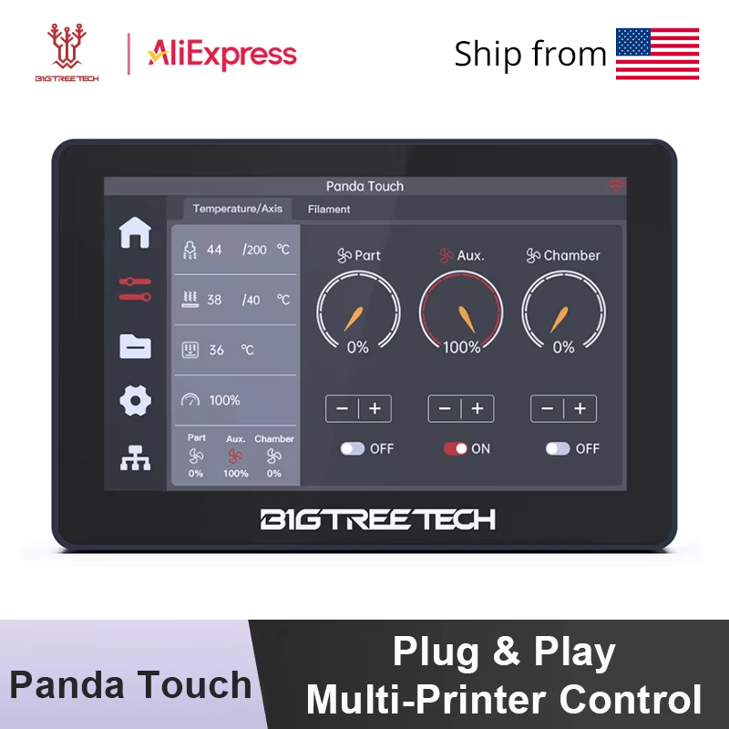 BIGTREETECH Panda Touch Screen - огляд і ціна 3D Printing Output