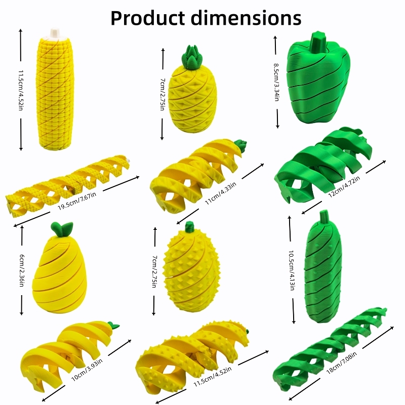 3D Printed Fruit and Vegetable - огляд і ціна 3D Printing Food