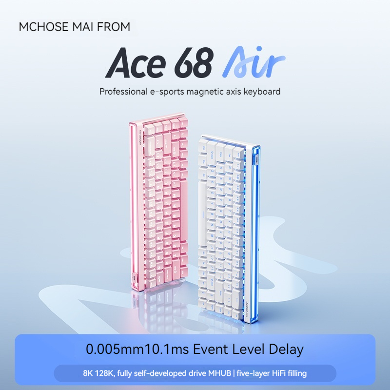 Mchose Ace68 Air Magnetic Axis - огляд і ціна 3D Printing Keyboard