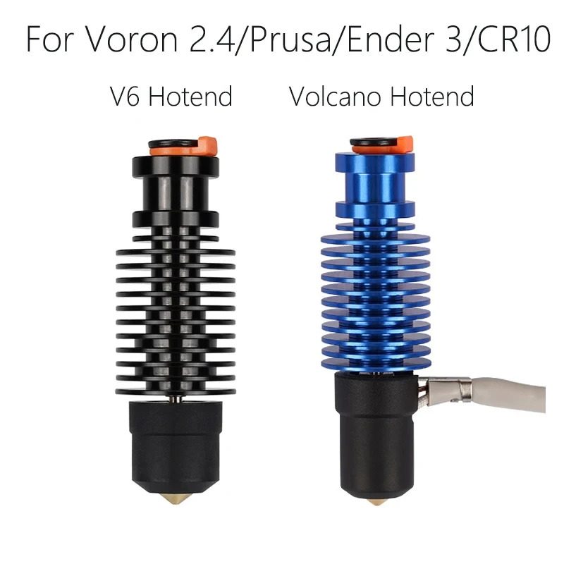 24V 50W 60W Volcano Hot End V6 - огляд і ціна 3D Printing Ender